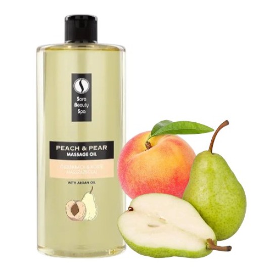 Sara Beauty Spa Massage Olie - PERZIK-PEER 1000ML Sara Beauty Spa Massage Olie - PERZIK-PEER 1000ML