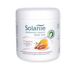 Solanie basic line moisturizing hand & foot cream with paraffin 500ml Solanie basic line moisturizing hand & foot cream with paraffin 500ml
