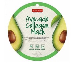 Avocado Collageen vliesmasker Purederm Avocado Collageen vliesmasker Purederm