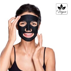 Vegan Detox Zwarte Vlies Masker Whitening - Vegan Black Oak Whitening Facial Mask - PostQuam - 1st Vegan Detox Zwarte Vlies Masker Whitening - Vegan Black Oak Whitening Facial Mask - PostQuam - 1st
