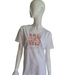 T-shirt met afbeelding Pink Rose Beauty Nr. 05 T-shirt met afbeelding Pink Rose Beauty Nr. 05