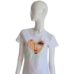 T-shirt met afbeelding Hart Nails Nr.03 T-shirt met afbeelding Hart Nails Nr.03