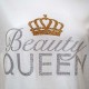 T-shirt met opdruk Beauty Queen Nr. 01