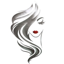 Schort met opdruk - Vrouw met rode lip Schort met opdruk - Vrouw met rode lip