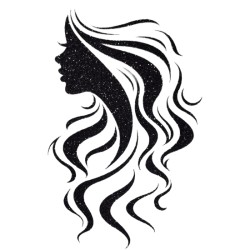 Schort met opdruk - Vrouw Silhouet Schort met opdruk - Vrouw Silhouet