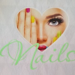 T-shirt met afbeelding Hart Nails Nr.03 T-shirt met afbeelding Hart Nails Nr.03