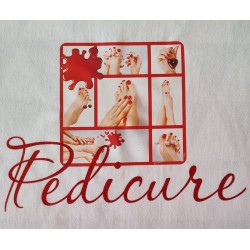 T-shirt met afbeelding Red Feet Pedicure Nr. 06 T-shirt met afbeelding Red Feet Pedicure Nr. 06