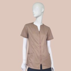 Tuniek Linda Katoen: Taupe Tuniek Linda Katoen: Taupe