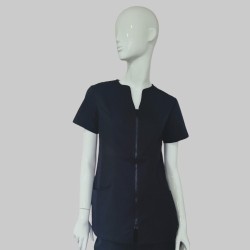 Tuniek Linda Katoen: Zwart Tuniek Linda Katoen: Zwart