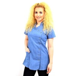 Tuniek Esmee Denim: Licht Blauw Tuniek Esmee Denim: Licht Blauw