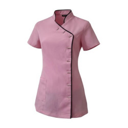 Tuniek Romy: Licht-Roze met zwarte bies
