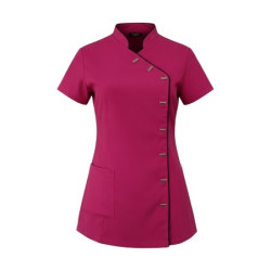 Tuniek Romy: Roze met zwarte bies Tuniek Romy: Roze met zwarte bies