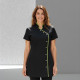 Tuniek Romy: Zwart met lime groene bies Tuniek Romy: Zwart met lime groene bies