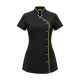 Tuniek Romy: Zwart met lime groene bies Tuniek Romy: Zwart met lime groene bies
