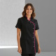 Tuniek Romy: Zwart met roze bies Tuniek Romy: Zwart met roze bies
