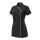 Tuniek Romy: Zwart met witte bies