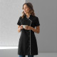 Tuniek Romy: Zwart met witte bies