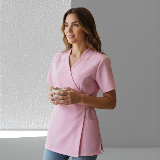 Wikkeltuniek Wendy (Polyester) - Licht-roze
