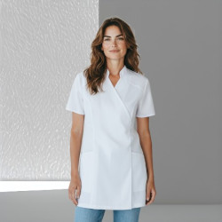 Wikkeltuniek Wendy (Polyester) - Wit