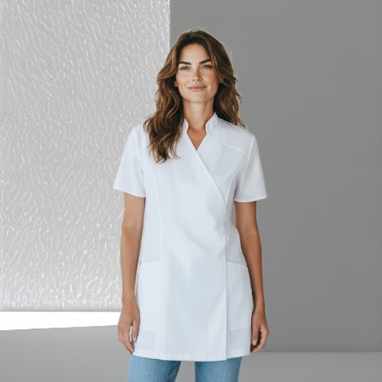 Wikkeltuniek Wendy (Polyester) - Wit
