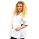 Wikkeltuniek Wendy (Polyester) -  Wit met zwarte rand