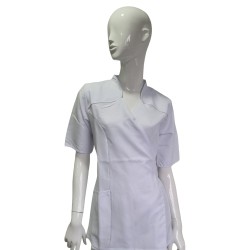 Wikkeltuniek Wendy (Polyester) - Wit Wikkeltuniek Wendy (Polyester) - Wit