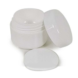 15ml Creme potjes wit 10st dubbelwandig 15ml Creme potjes wit 10st dubbelwandig
