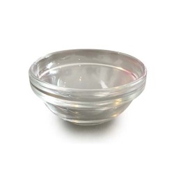 Mengschaaltje wimperverf glas klein Mengschaaltje wimperverf glas klein