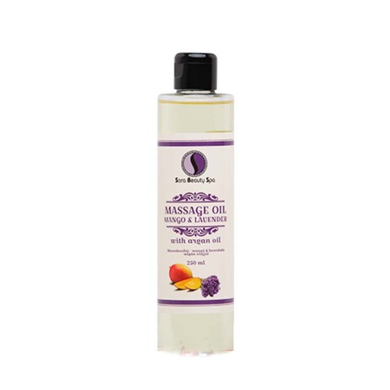 Sara Beauty Spa Massage olie Mango & Lavender (Argan) 250ml