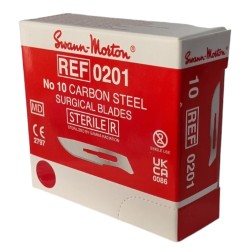 Swann Morton Mesjes Nr: 10 Sterile Swann Morton Mesjes Nr: 10 Sterile
