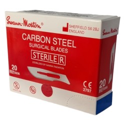 Swann Morton Mesjes (Rood) Nr. 20 Sterile  Swann Morton Mesjes (Rood) Nr. 20 Sterile