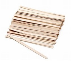 Houten Spatels: Smal Lang Pro - 100 stuks (140x5x1.5mm) Houten Spatels: Smal Lang Pro - 100 stuks (140x5x1.5mm)