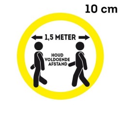 013 sticker 1,5 meter 10 cm Rood of Geel