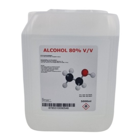 Alcohol 80% BCE - 5000ML Alcohol 80% BCE - 5000ML
