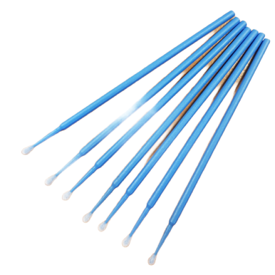 Micro brushes blauw