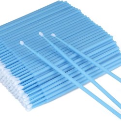 Wimper Micro Brush - Micro Lash Brush - Wimper Extentions Brush - Zakje 100st - Blauw