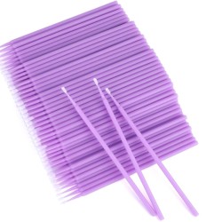 Wimper Micro Brush - Micro Lash Brush - Wimper Extentions Brush - Zakje 100st - Paars Wimper Micro Brush - Micro Lash Brush - Wimper Extentions Brush - Zakje 100st - Paars