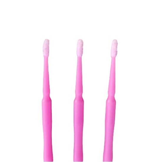 Wimper Micro Brush - Micro Lash Brush - Wimper Extentions Brush - Zakje 100st - Roze